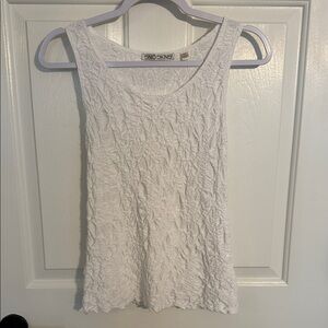 SNO SKINS White Textured Tank Top Size XS